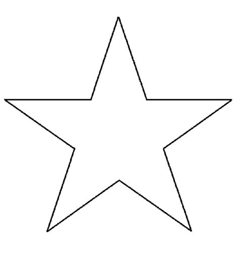 5 Inch Star Template Star Template Printable Star Template