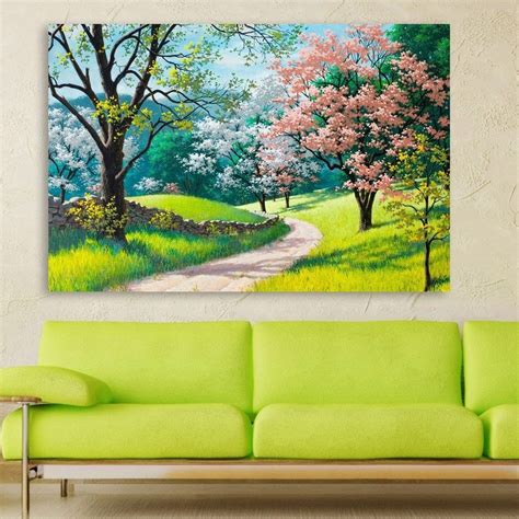 Beautiful Nature Modern Wall Art Trees Nature Wall Decor Trees Forest