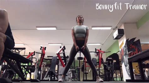 Workout Legs Butt At The Gym Youtube