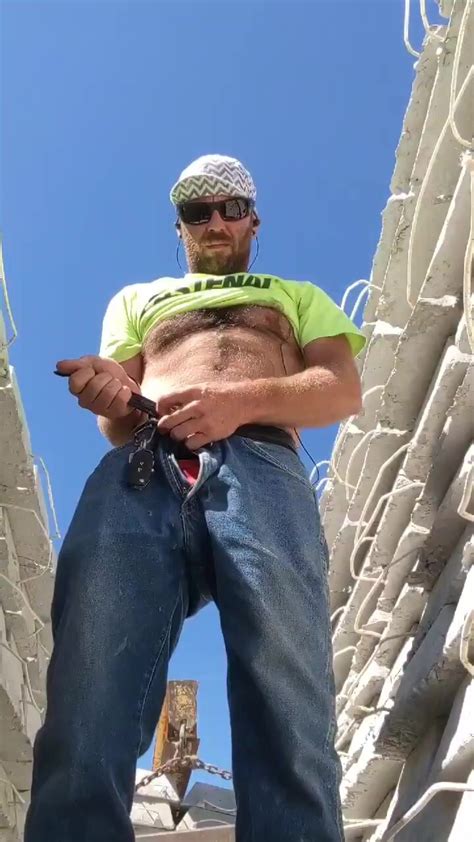 Gay Redneck Daddy Pissing Outside 7