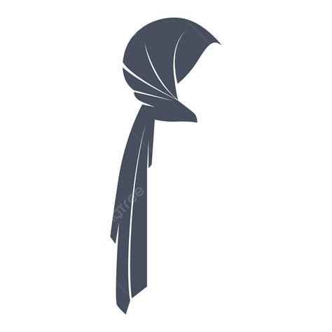 Hand Drawn Scarf Logo Design Hijab Logo Beauty Png And Vector With