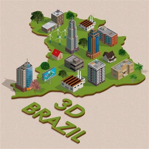 Download Map Brazil Isometric 3d World Business, Map, Isometric, Brazil PNG and Vector with Transparent ...