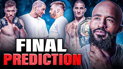 Strickland Vs Ddp Final Prediction Who Wins Gold At Ufc 297 Youtube