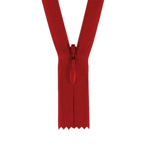 Red Concealed Close End Zipper At Rs 7piece Polyester Chain