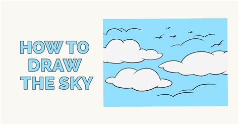 How to Draw the Sky – Really Easy Drawing Tutorial | Drawing tutorial