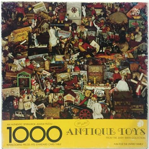 Vintage Springbok Complete 1000 Piece Jigsaw Puzzle Antique Toys Jerry