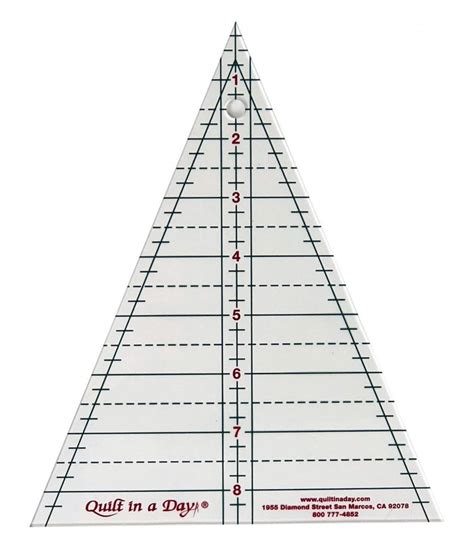 Quilt In A Day Kaleidoscope 45 Degree Triangle Ruler Etsy