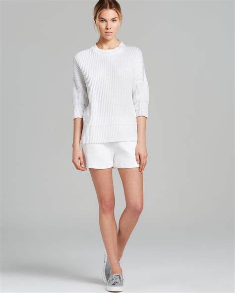 Lyst Theory Pullover Sweater Hesterly Calming In White