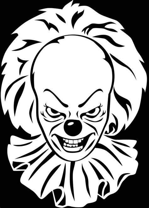 Horror Decor It Clown Halloween Decor Pennywise Horror Decal Clown