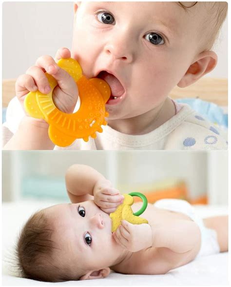 Amazon Silicone Baby Teething Toys Teether Sensory Toy For 3 To 12