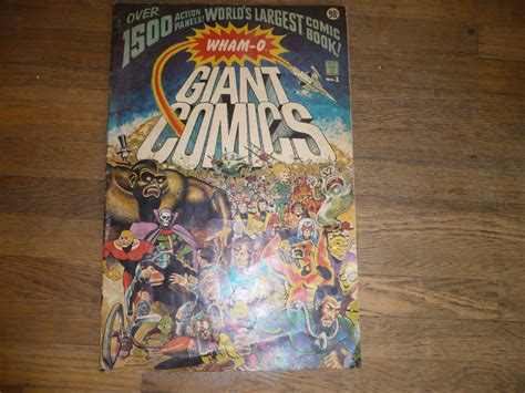 Wham O 1967 Giant Comics 1 Worlds Largest 14x21 Comic Book Wally