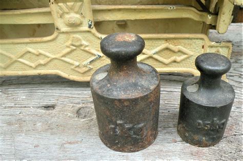 Antique Cast Iron Balance Scale Ornate Karl Schulz Austria Brass Pans