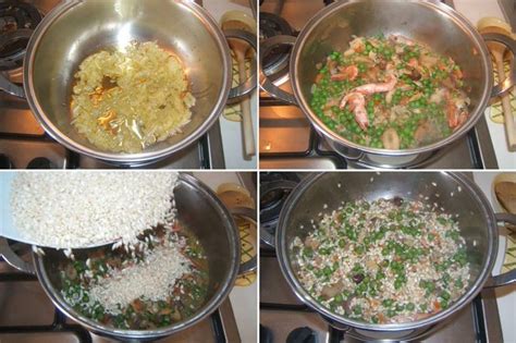 Questo piatto è ricco e delicato, la preparazione è molto semplice e mette d'accordo quasi tutti. » Risotto mari e monti - Ricetta Risotto mari e monti di Misya
