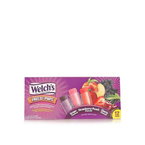 Welchs Freeze Pops Grape Strawberry 680g Waitrose Uae And Partners