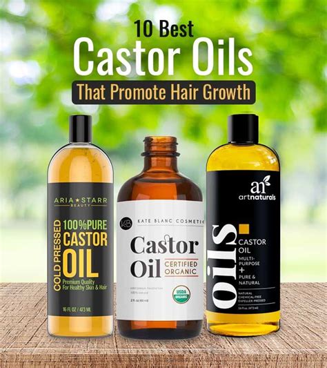 10 Best Castor Oils That Promote Hair Growth Promotes Hair Growth