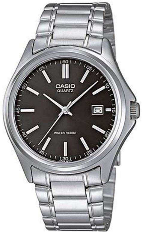 casio quartz analog stainless steel black dial mtp 1183a 1adf mtp 1183a 1a mens watch 1