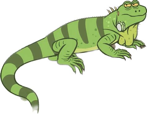 Green Iguana By Aalojado On Deviantart