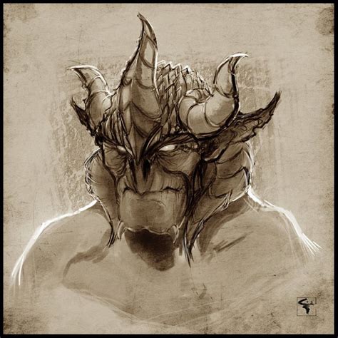 Concept Art Demon Head By Rrabbstyjke On Deviantart