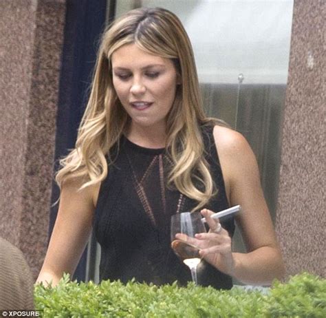 Abbey Clancy Shows Off Her Impressive Figure During Wine And Cigarette