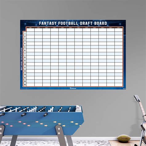 Our exclusive design ensures that your draft night goes off without a hitch. Fantasy Football 12 Team Dry Erase Draft Board Wall Decal ...