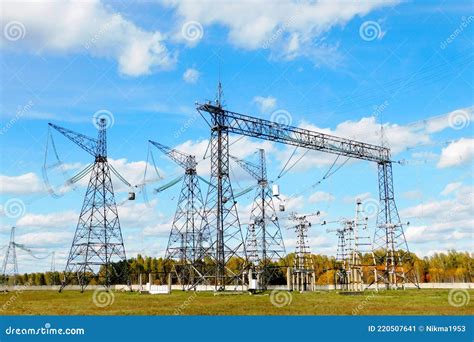 Electric Substations Stock Image Image Of Insulators 220507641