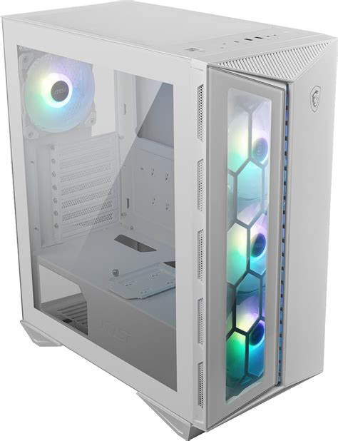Msi Mpg Gungnir 110r White Mid Tower Gaming Computer Case ‘white 4x