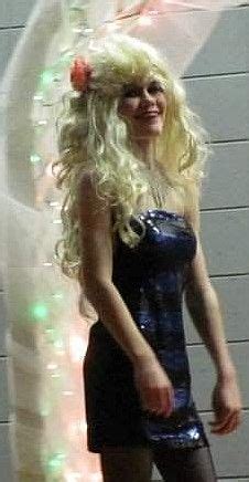 Womanless Beauty Pageant Stunning Blonde In Blue Dress