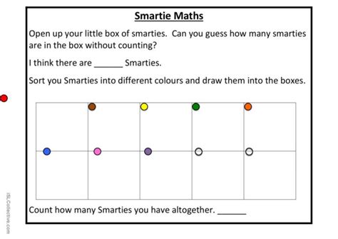 Smartie Maths English Esl Worksheets Pdf And Doc