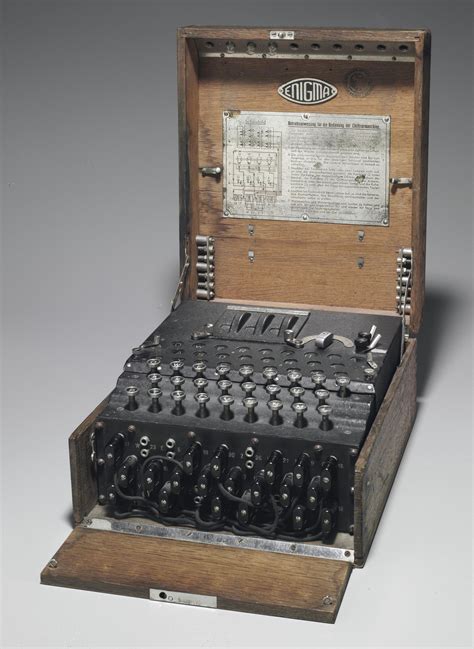 World War Ii Enigma Machine A Three Rotor Enigma Cipher Machine Ca
