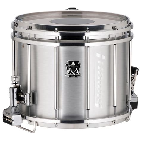 Ludwig 14 X 12 In Ultimate Marching Snare Drum 14 X 12 In Silver