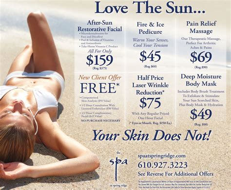 Summer Spa At Spring Ridge Specials Medspa Wyomissing Spa Treatyourself Skincare