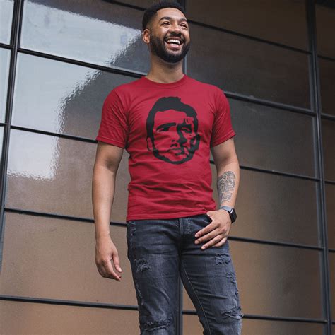 Eric cantona t shirt united hoodie art cult football kung fu kick red 7. Eric Cantona Face T-Shirt | TShirtsUnited