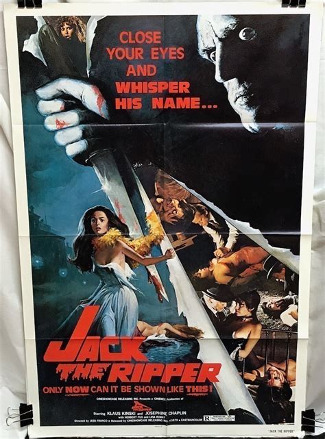Jack The Ripper 1976 One Sheet Poster