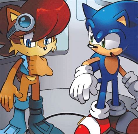 Sonic And Princess Sally Acorn Sonic Archie Comics Characters Sonic