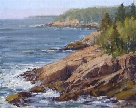 The Coast Of Maine Coastal Painting Oil Painting Landscape Maine Artist