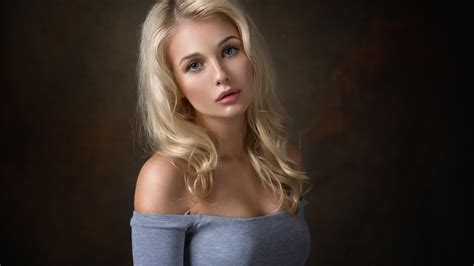 Sexy Slim Busty Blue Eyed Long Haired Blonde Girl Wallpaper 3969 1920x1080 1080p Wallpaper