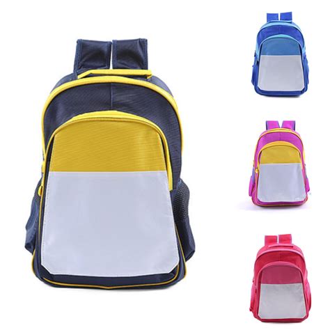 Mdf Sublimation Blank Diy Childrens Backpack Heat Transfer Bag Printed