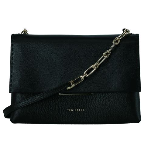 Hele fijne tas van slangenprint leder. Ted Baker Diilila Zwarte Crossbody Tas | TORFS.BE | Gratis ...