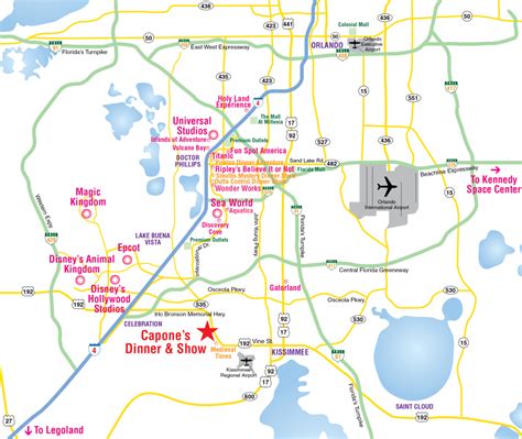 Metro Orlando Map 2 Harmony Fl Orlando Florida Location On Map