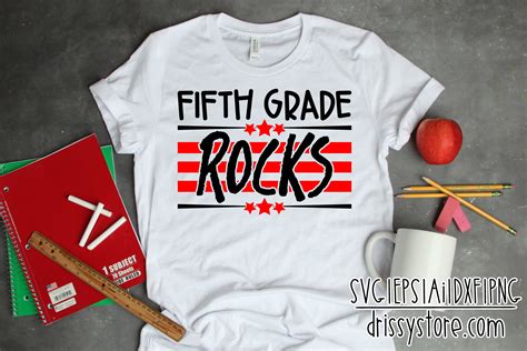 5th Grade Rocks Graphic By Drissystore · Creative Fabrica