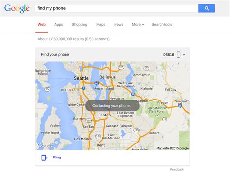 Find my device is the android's answer to tracking a phone location remotely. Type 'Find My Phone' Into Google On Your Computer And ...