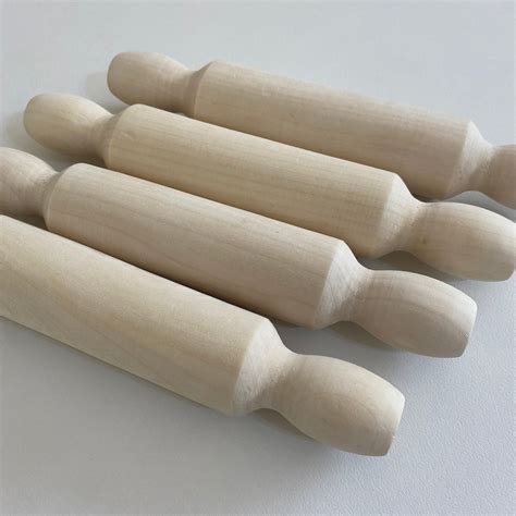 Individual Childrens Rolling Pin Wooden Small Perfect Etsy
