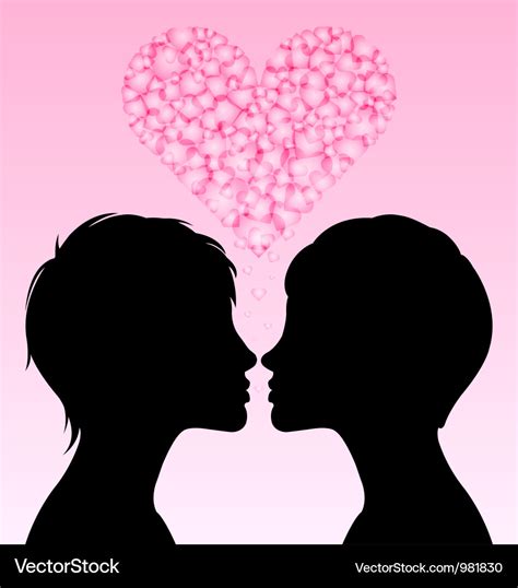 lesbian love royalty free vector image vectorstock