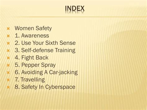 Ppt 8 Tips For Women Safety Powerpoint Presentation Id7606841
