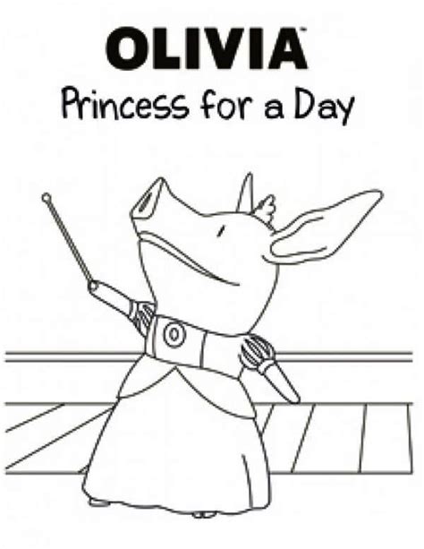 Olivia Book Coloring Pages Coloring Pages
