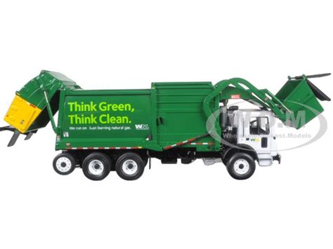 Mack Terrapro Waste Management Garbage Truck W Bin 1 34 By First Gear