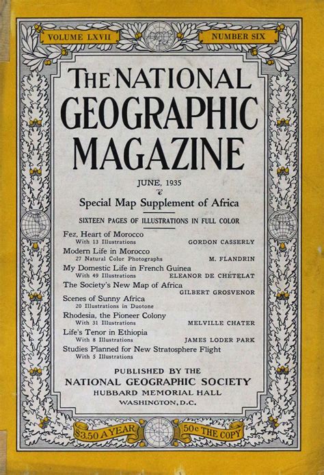National Geographic June 1935 At Wolfgangs