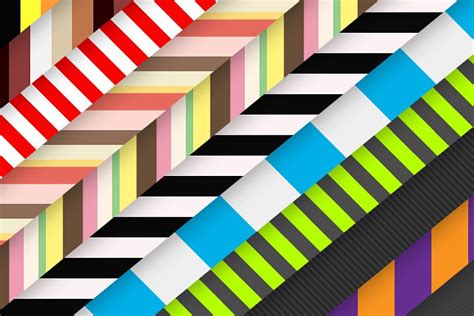 50 Stripes Patterns For Photoshop Custom Designed Graphic Patterns