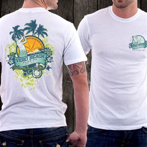 Beach Themed T Shirt Design For Beach Town T Shirt Contest