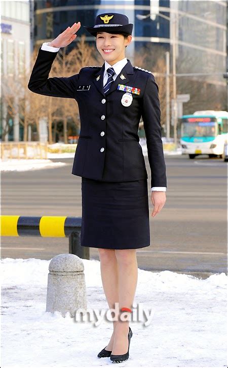 The Uniform Girls Pic Korean Policewoman Uniform X1